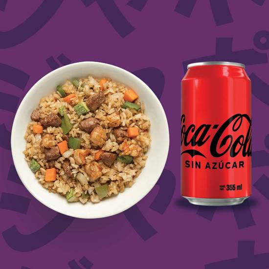 Yakimeshi Mixto + refresco