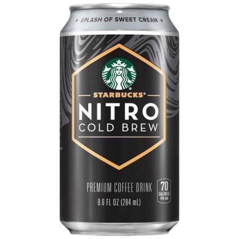 Starbucks Nitro Cold Brew Splash of Sweet Cream 9.6oz