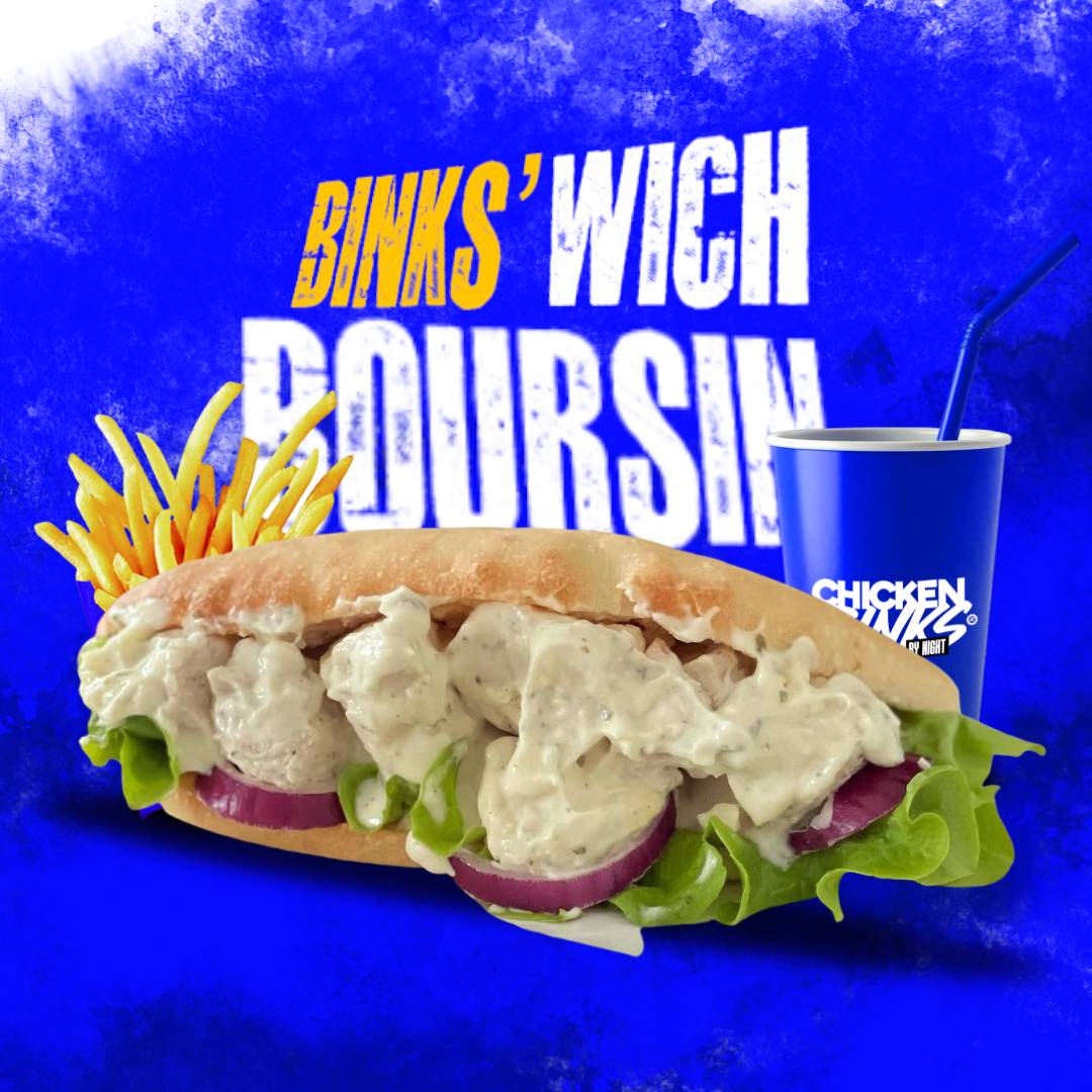 MENU BINKS'WITCH BOURSIN