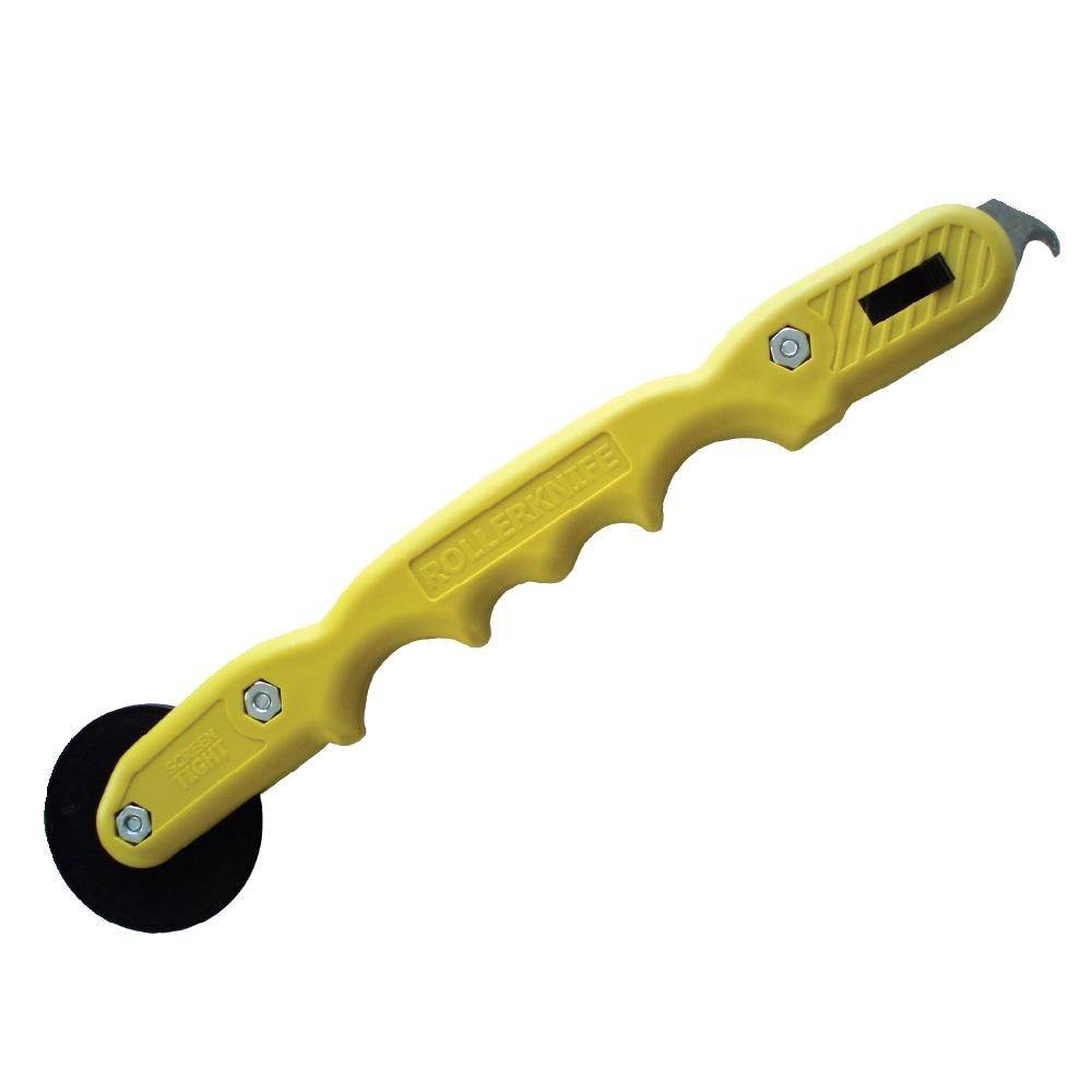 Screen Tight 12-in Plastic Screen Rolling Tool (Blade Included) | ROLLERKNIFE