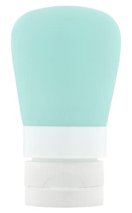 SJ Travel 1.25 Fl oz Silicone Travel, Green-White