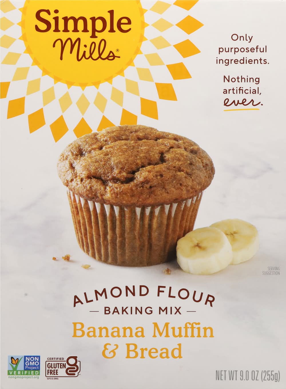 Simple Mills Almond Flour Baking Mix, Banana Muffin (9 oz)