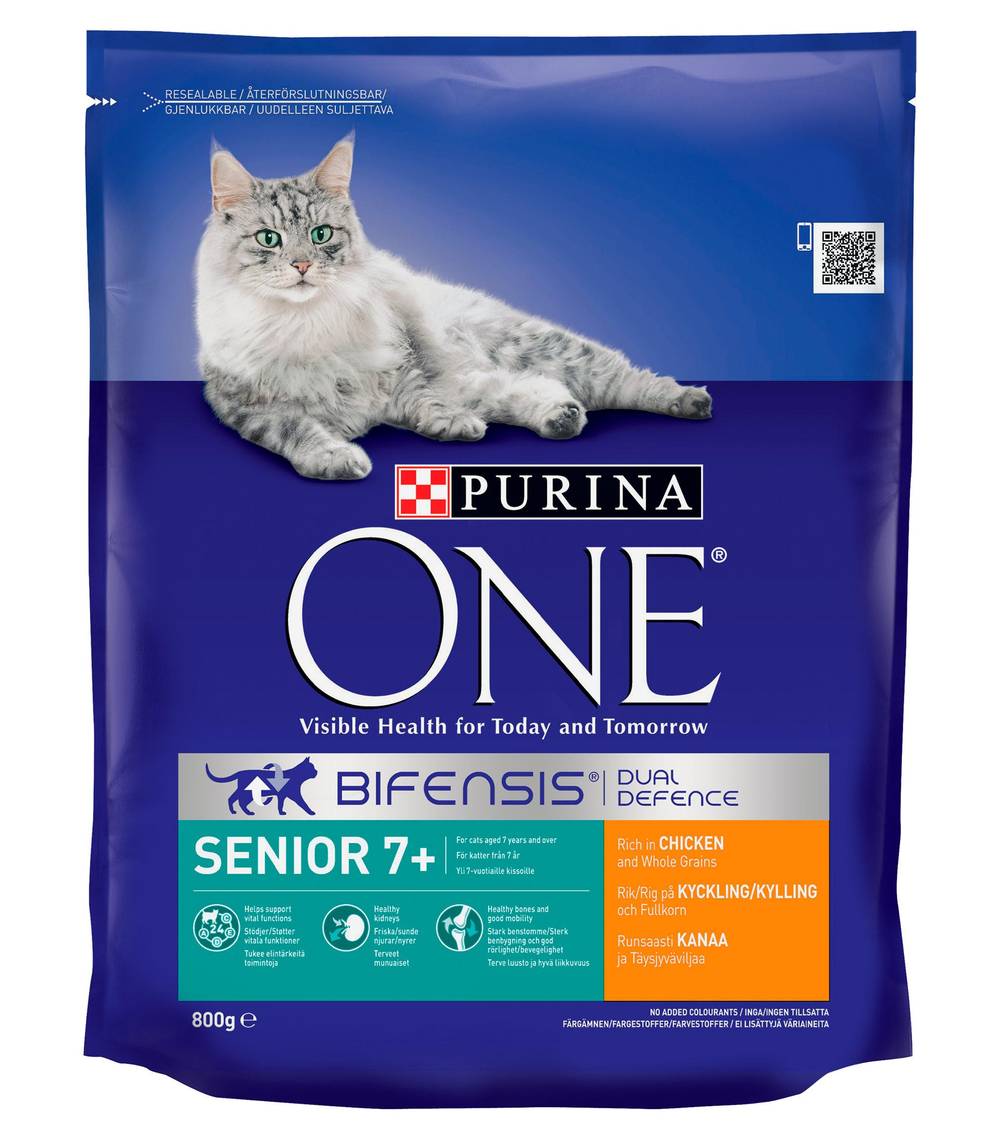 Purina One 800G Senior Cat Biscuits