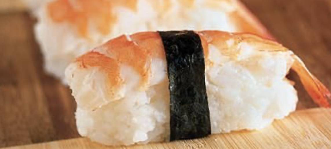 Nigiris crevettes