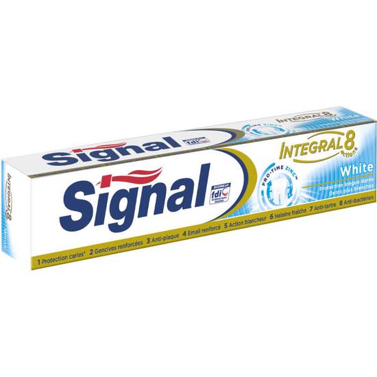Signal intégral 8 white dentifrice blancheur tube 75m L