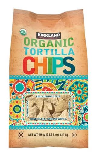 カークランドシグネチャー オーガニック トルティーヤ チップス (1.13kg)