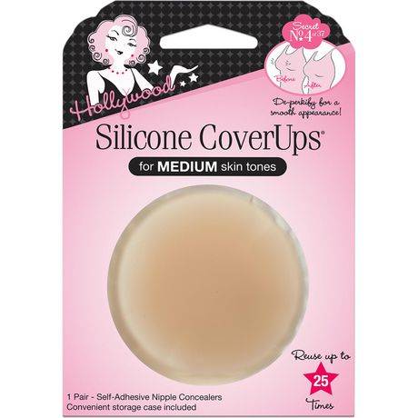 Hollywood Fashion Secrets Silicone Coverups - Teinte moyenne - 1 Paire