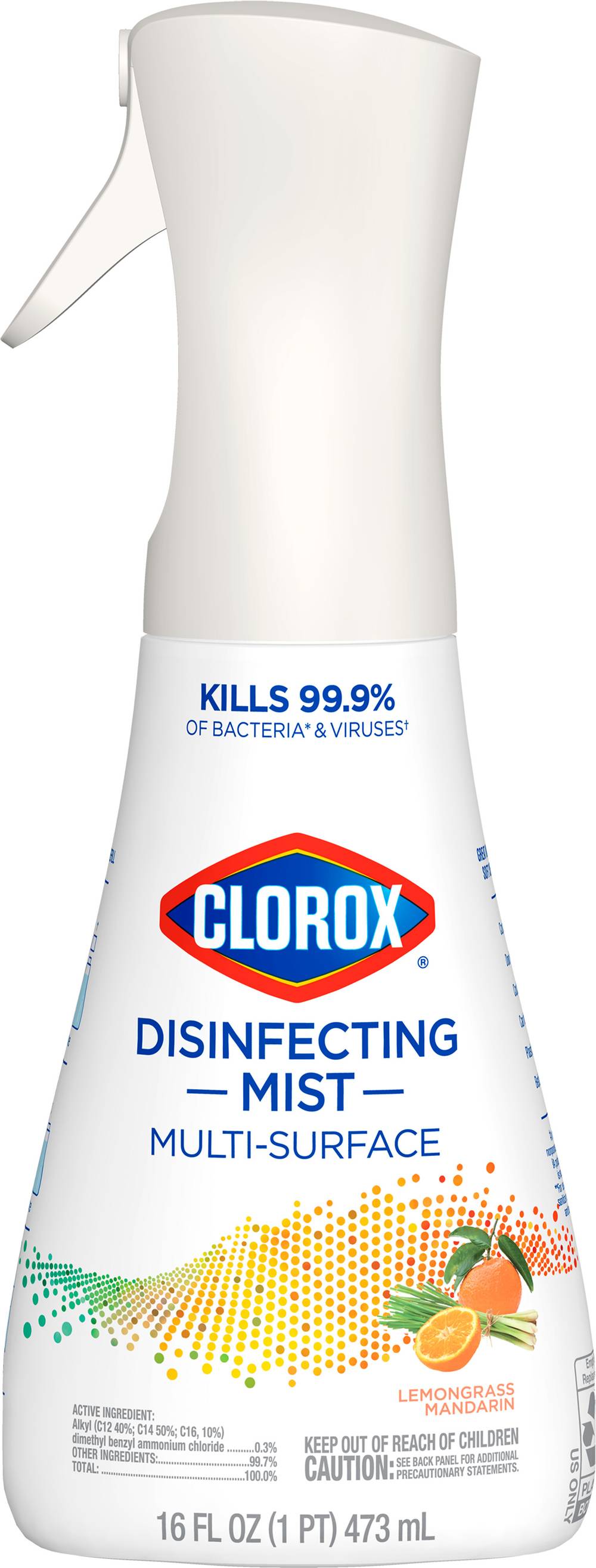 Clorox Disinfecting Mist, Lemongrass Mandarin (16 fl oz)