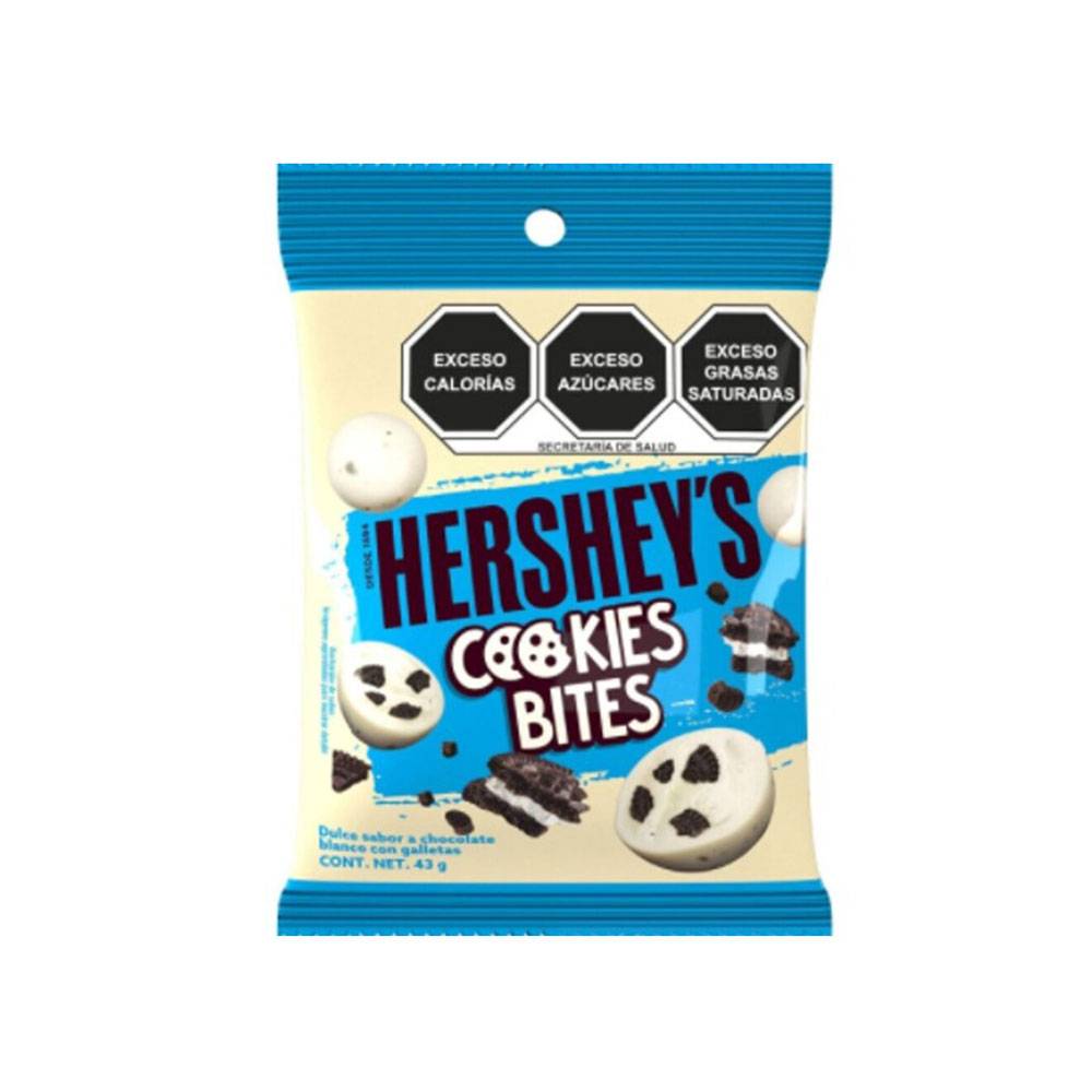 Hershey's bolitas de chocolate cookies and cream (bolsa 43 g)