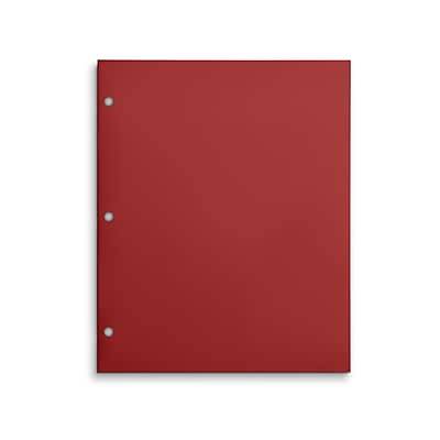 Staples 3-Hole Punched 4-Pocket Paper Folder, Red (ST56209-CC)