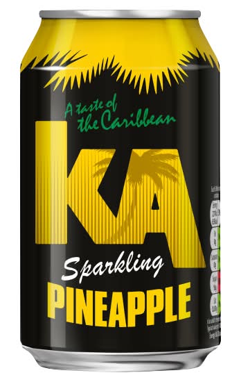 KA Pineapple, Sparkling Soft Drink (330ml)