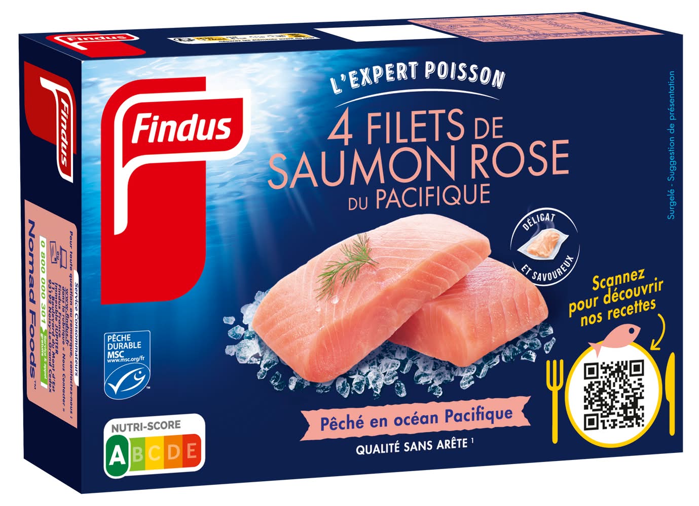 Findus - Filets de saumon rose du pacifique (4)