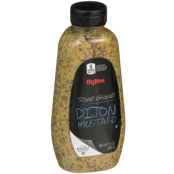 Hy-Vee Stone Ground Dijon Mustard (12 oz)