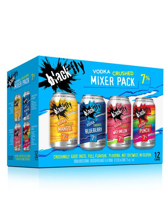 Black Fly · Vodka Crushed Mixer Pack (12 x 355 mL)