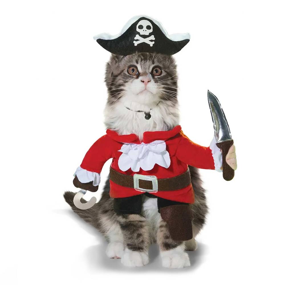 Bootique disfraz en forma de pirata para gato (ch - m)