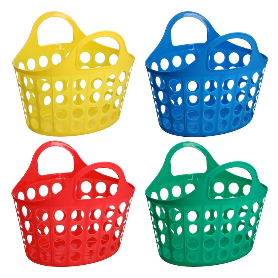Oval Slotted Carry Basket