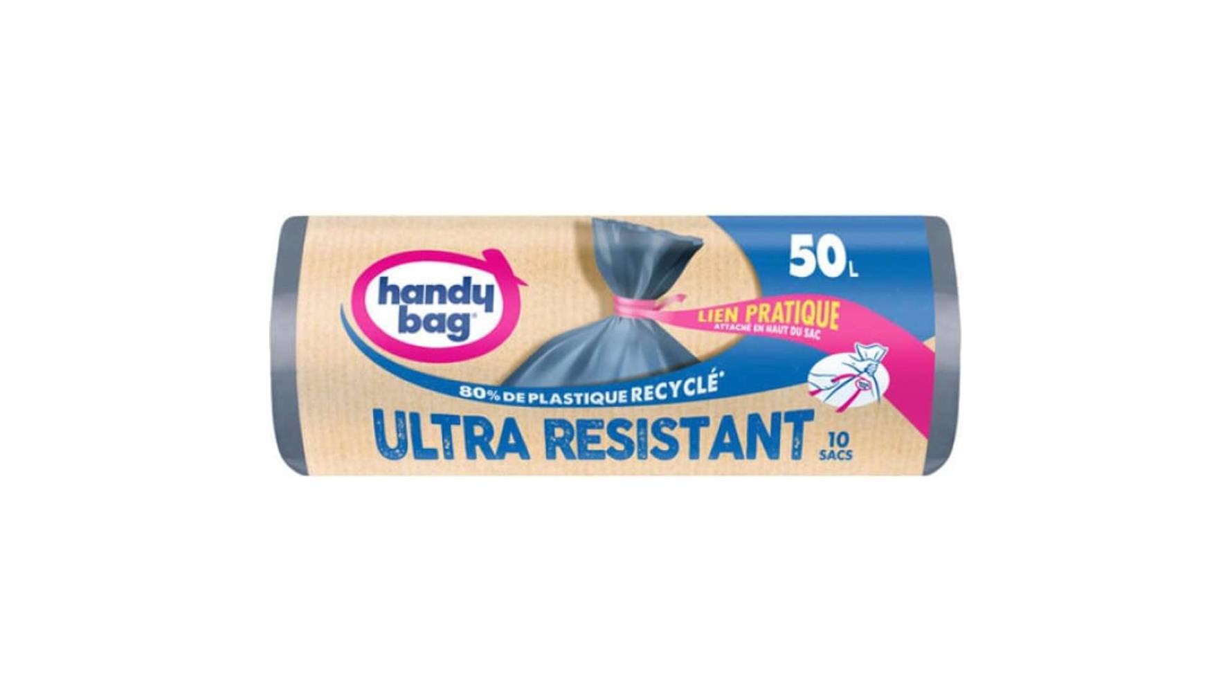 Handy Bag - Sacs poubelle à lien pratique ultra resistant (10 pièces)