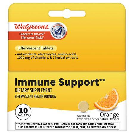 Wal-Born Vitamin C Effervescent 1000 mg Orange Supplements (10 ct)