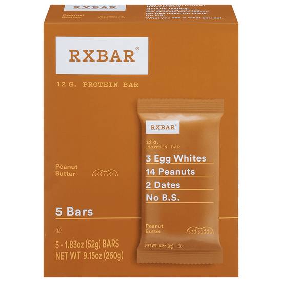 Rxbar Peanut Butter Protein Bar (5 ct)