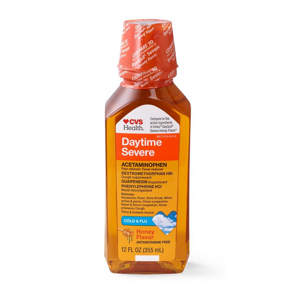 Cvs Health Daytime Severe Cold and Flu Liquid Relief (honey)