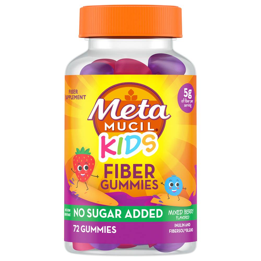 Metamucil Kids Fiber Supplement Gummies (72 ct)