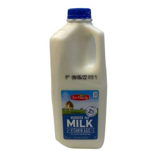 Our Family 2% Reduced Fat Milk (1/2 gal)