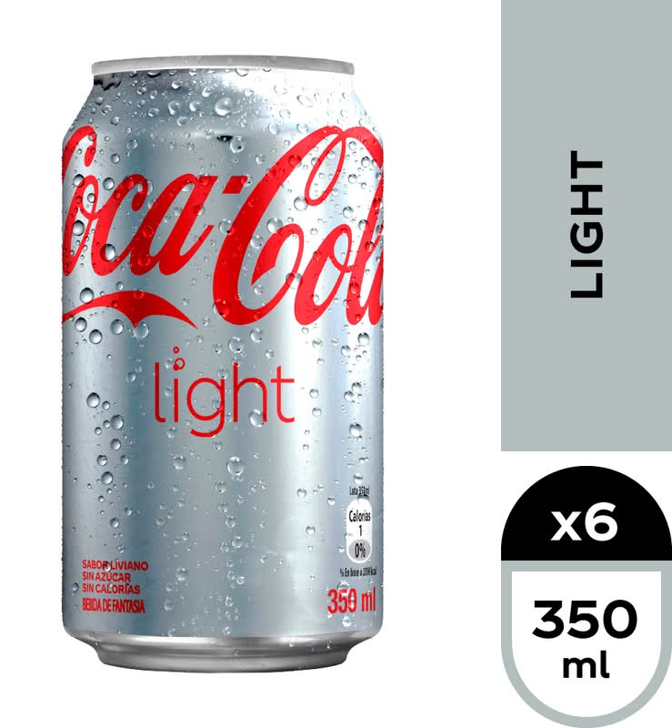 Coca-Cola · Bebida gaseosa light (6 x 350 ml)