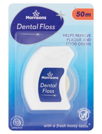 Morrisons Mint, 50 m, Dental Floss
