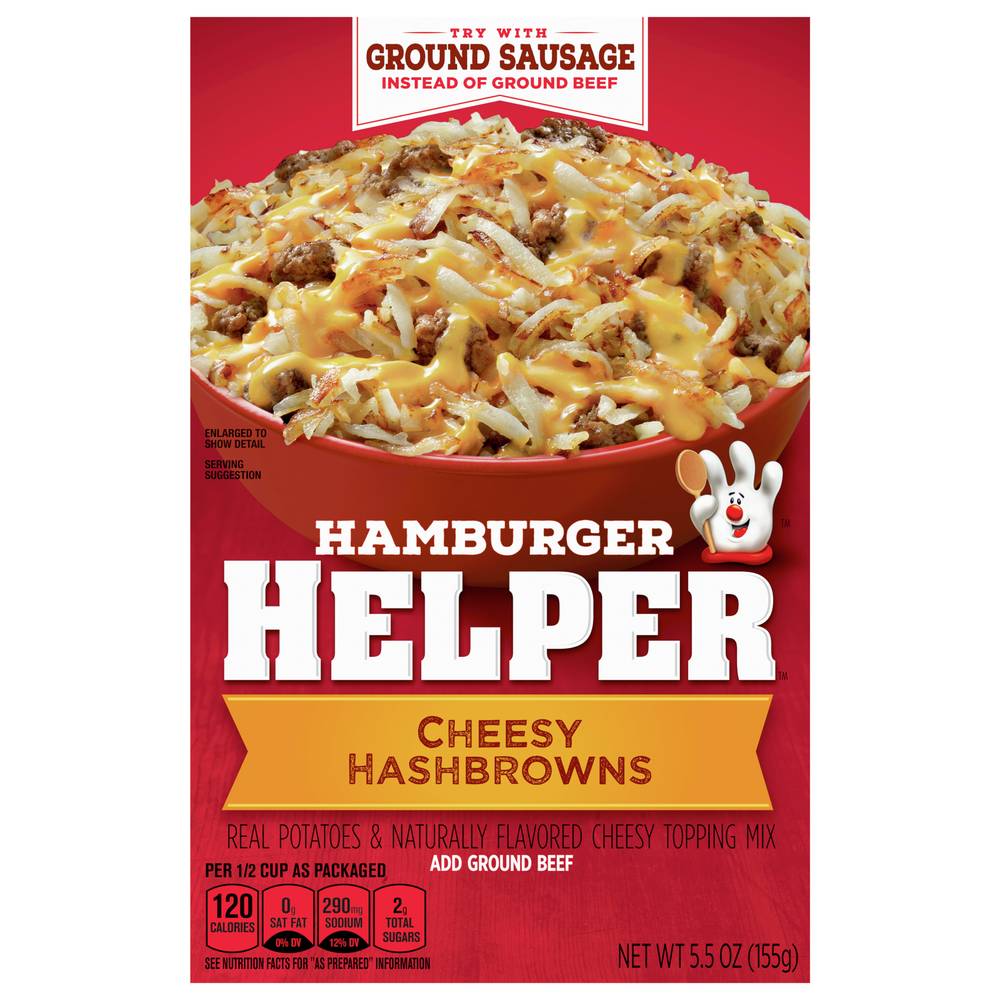 Hamburger Helper Cheesy Hashbrowns Potatoes & Topping Mix