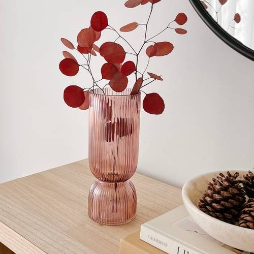 Vase en verre lustré  « Cascade »  par Torre & Tagus