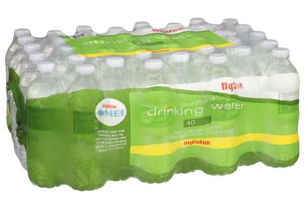 Hy-Vee Purified Drinking Water (40 x 16.9 fl oz)