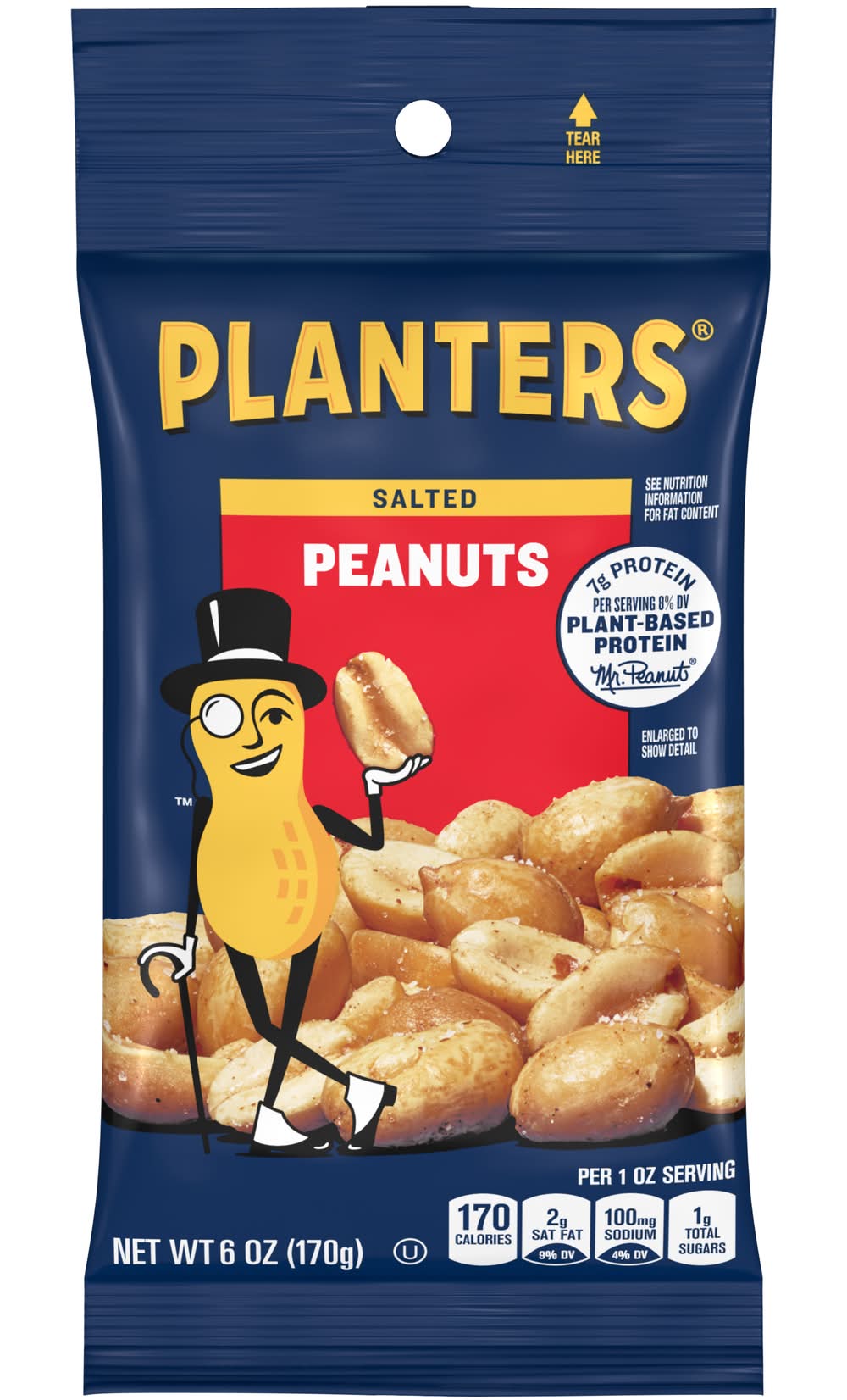 Planters Peanuts, Salted (6 oz)