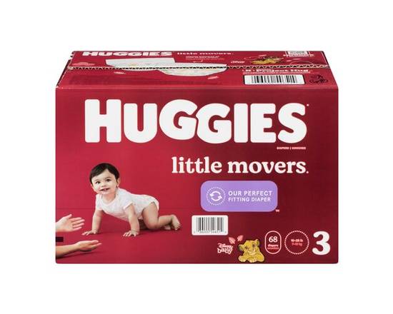 Huggies · No 3 disney baby (68 un.) - Little Movers baby diapers #3 (68 units)