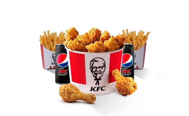 Menú Bucket 5 Piezas + 5 Alitas Picantes para 2