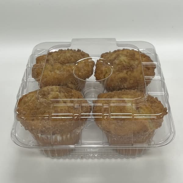 Fresh Baked Muffins, Cinnamon Crunch, 4 Count