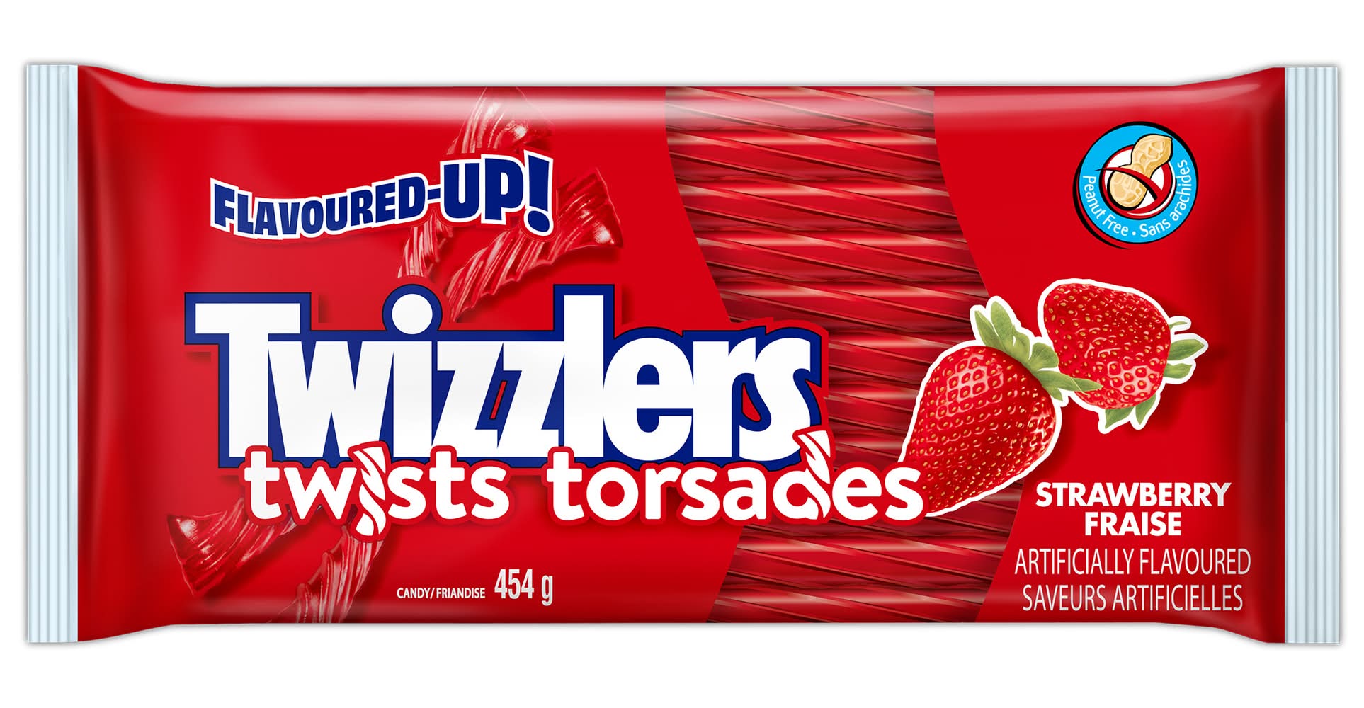 Twizzler's Twists Torsades Candy, Strawberry (454 g)