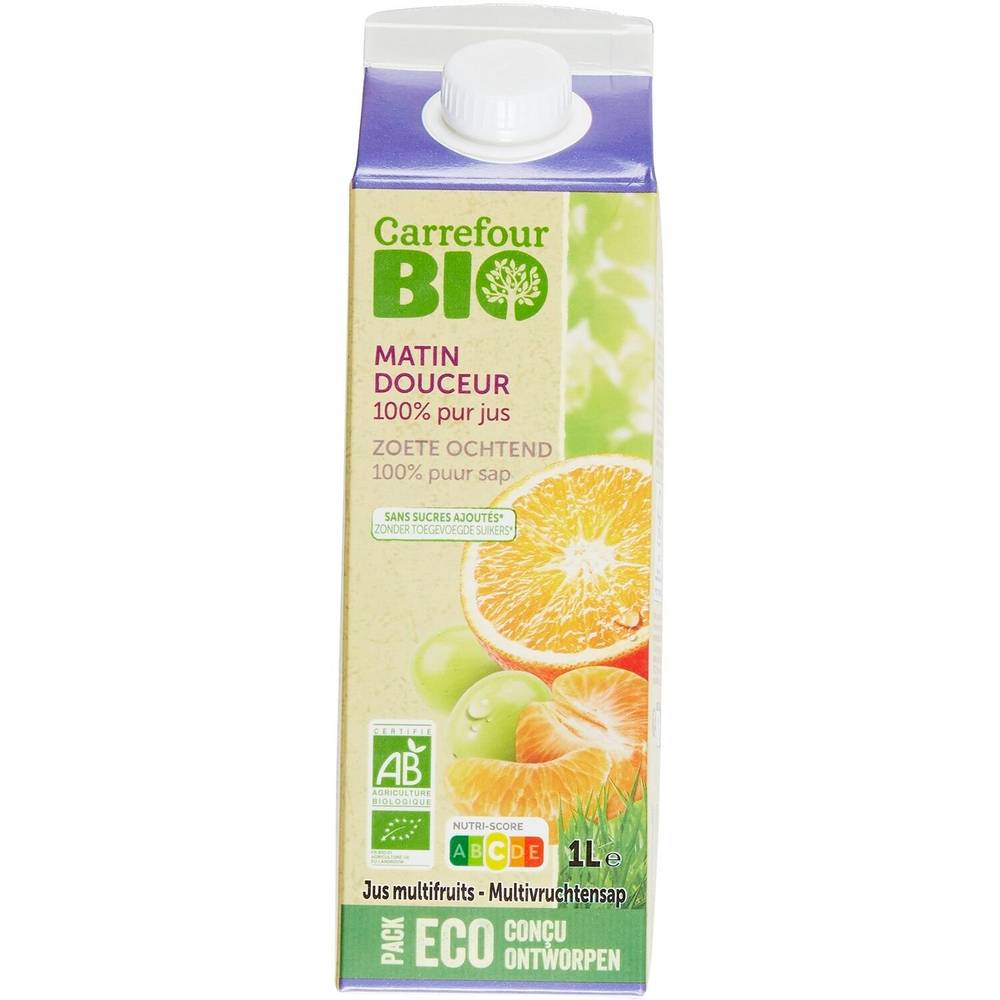Carrefour Bio - Jus de fruits matin douceur (1 L)