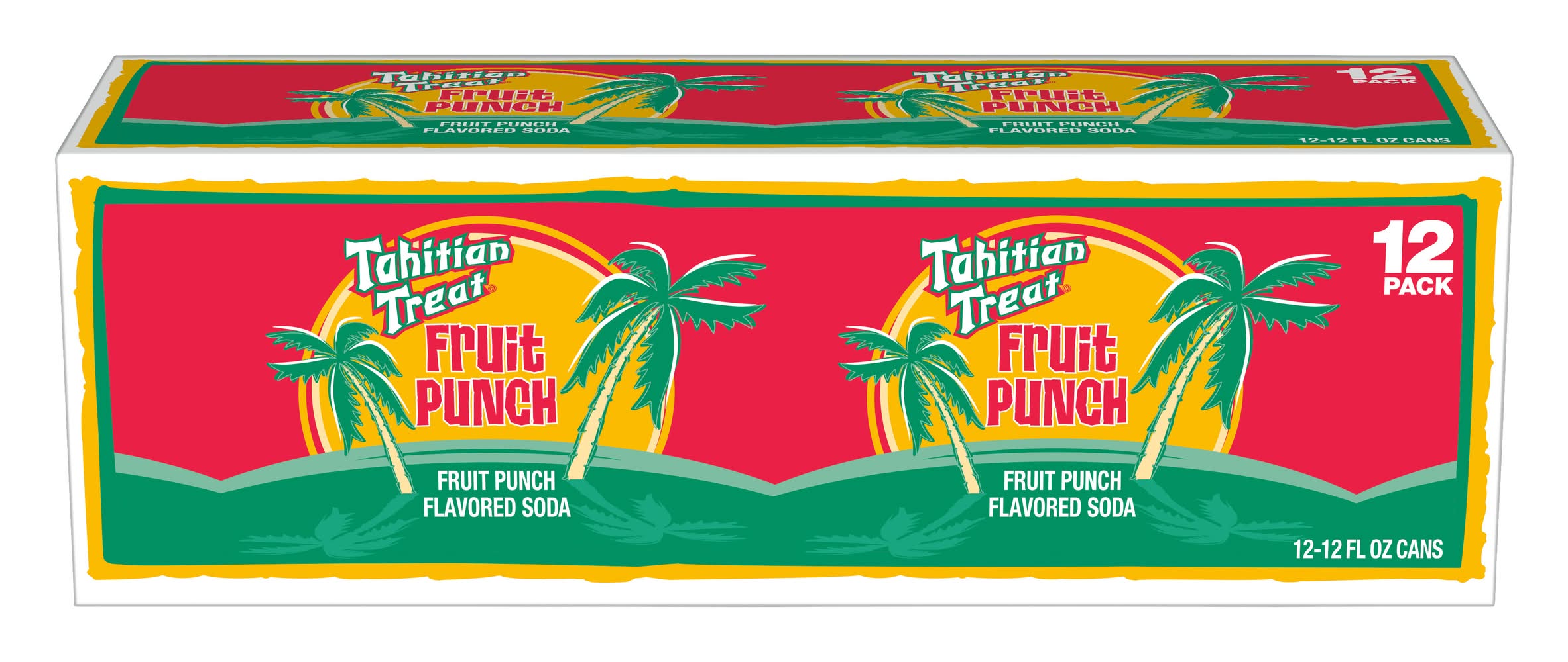 Tahitian Treat Fruit Punch Soda (12 x 12 fl oz)