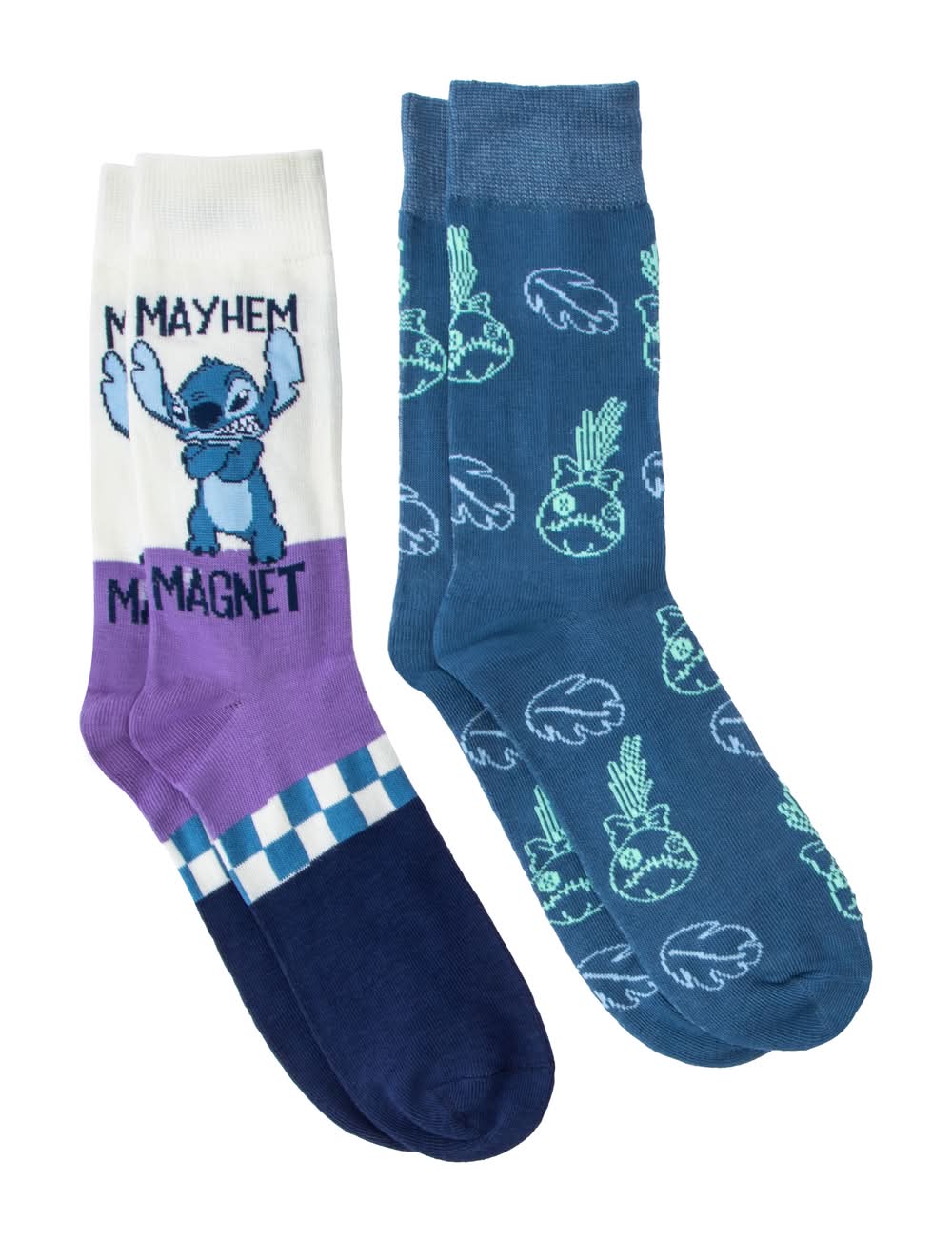 Licensed Crew Socks 2-Pack Stitch