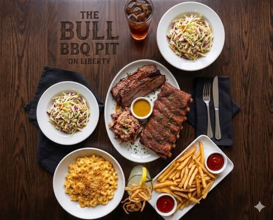 The Bull BBQ Pit on Liberty