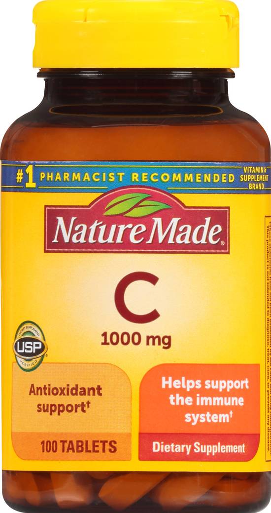 Nature Made Vitamin C Tablets 1000 mg (100 ct)