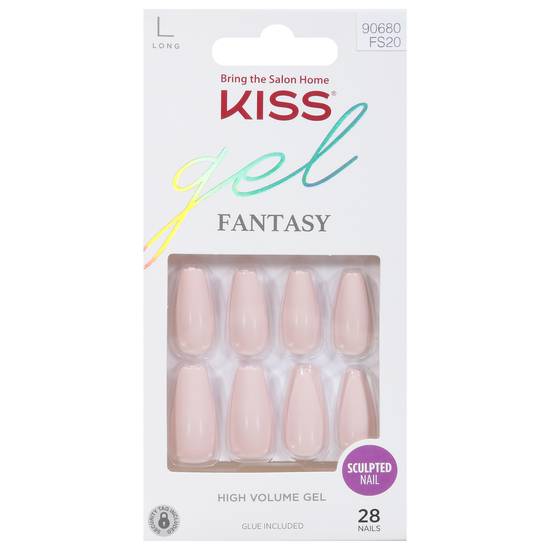 Kiss Fantasy Gel Sculpted Nails Long