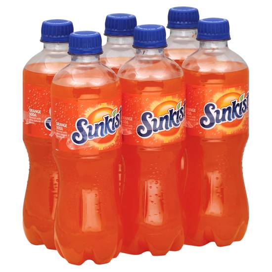 Sunkist Orange Soda (6 ct, 101.4 fl oz)