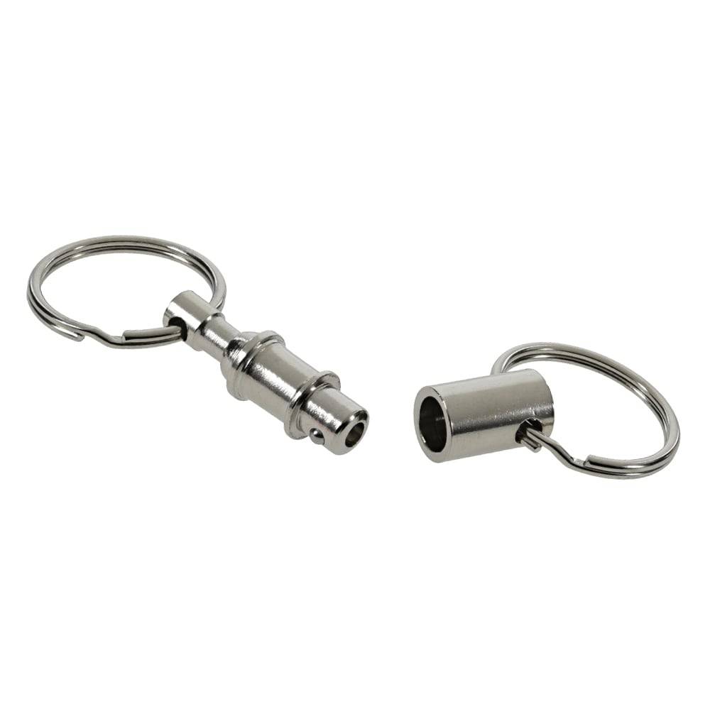 Minute Key Stainless Steel Split Key Ring | 9976596