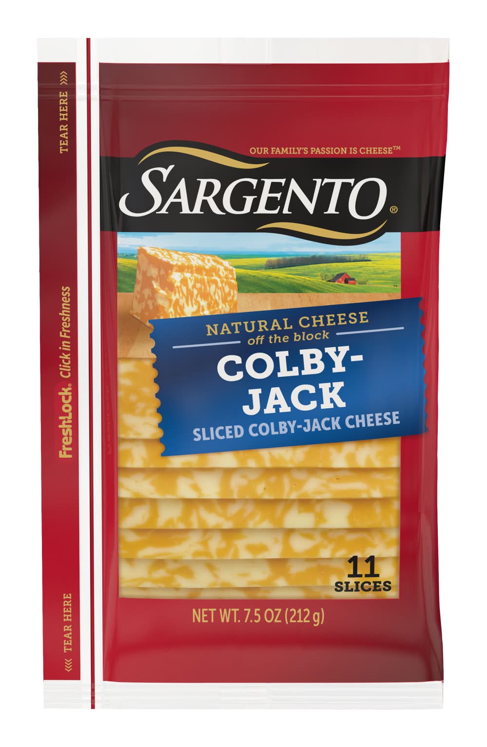 Sargento Colby-Jack Cheese Slices (7.5 oz, 11 ct)