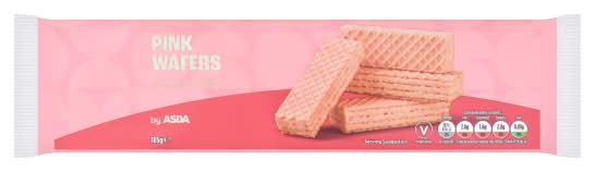 ASDA Pink Wafers (185g)