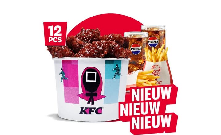 12 Korean Hot Wings Bucket meal