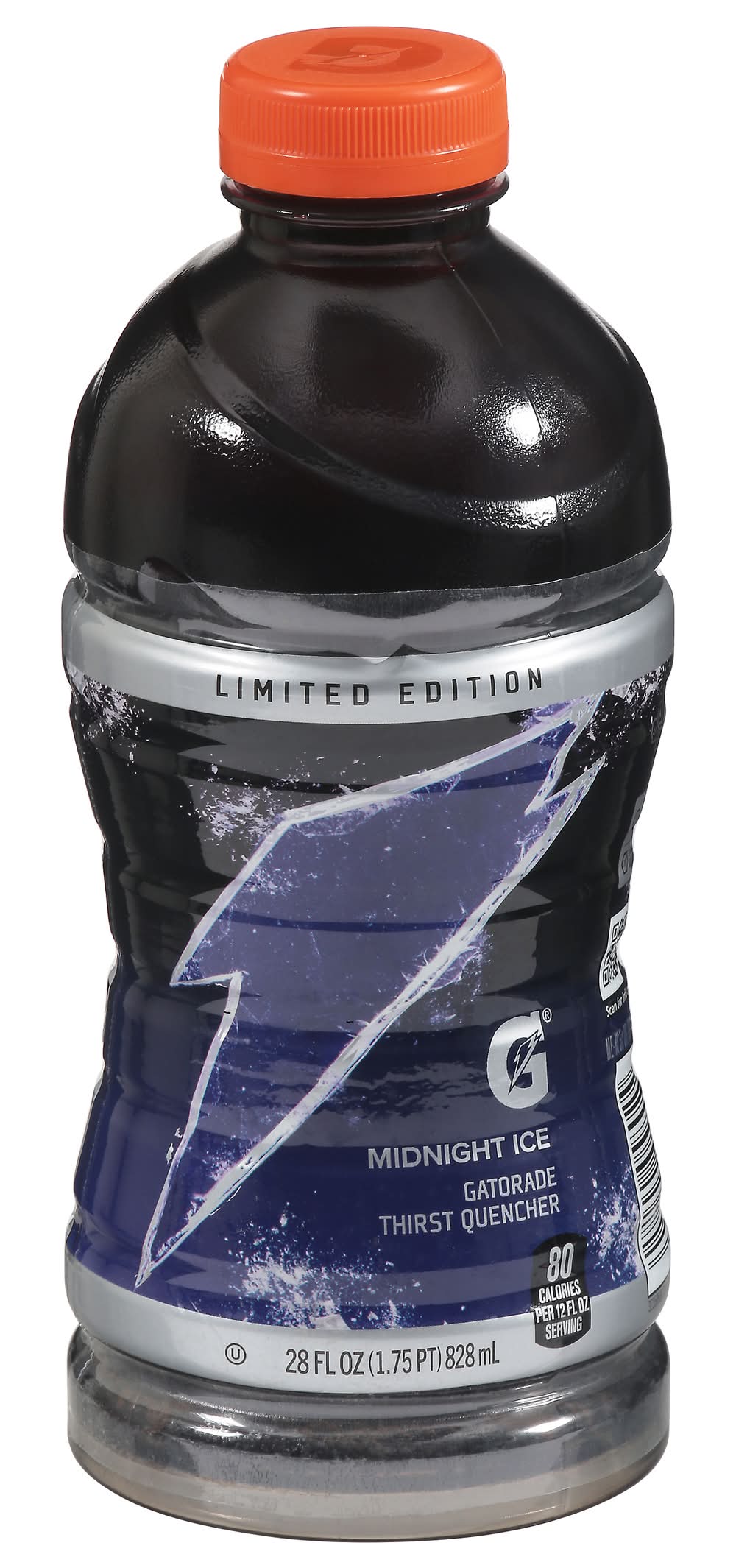 Gatorade Thirst Quencher Drink Sports Drink, Midnight Ice (28 fl oz)