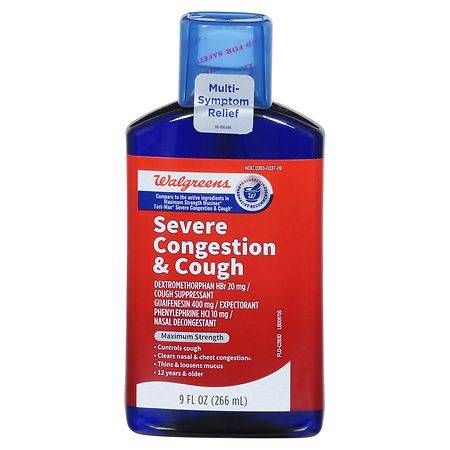 Walgreens Congestion & Cough Liquid