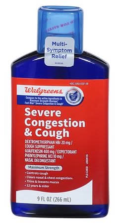 Walgreens Congestion & Cough Liquid (9 fl oz)